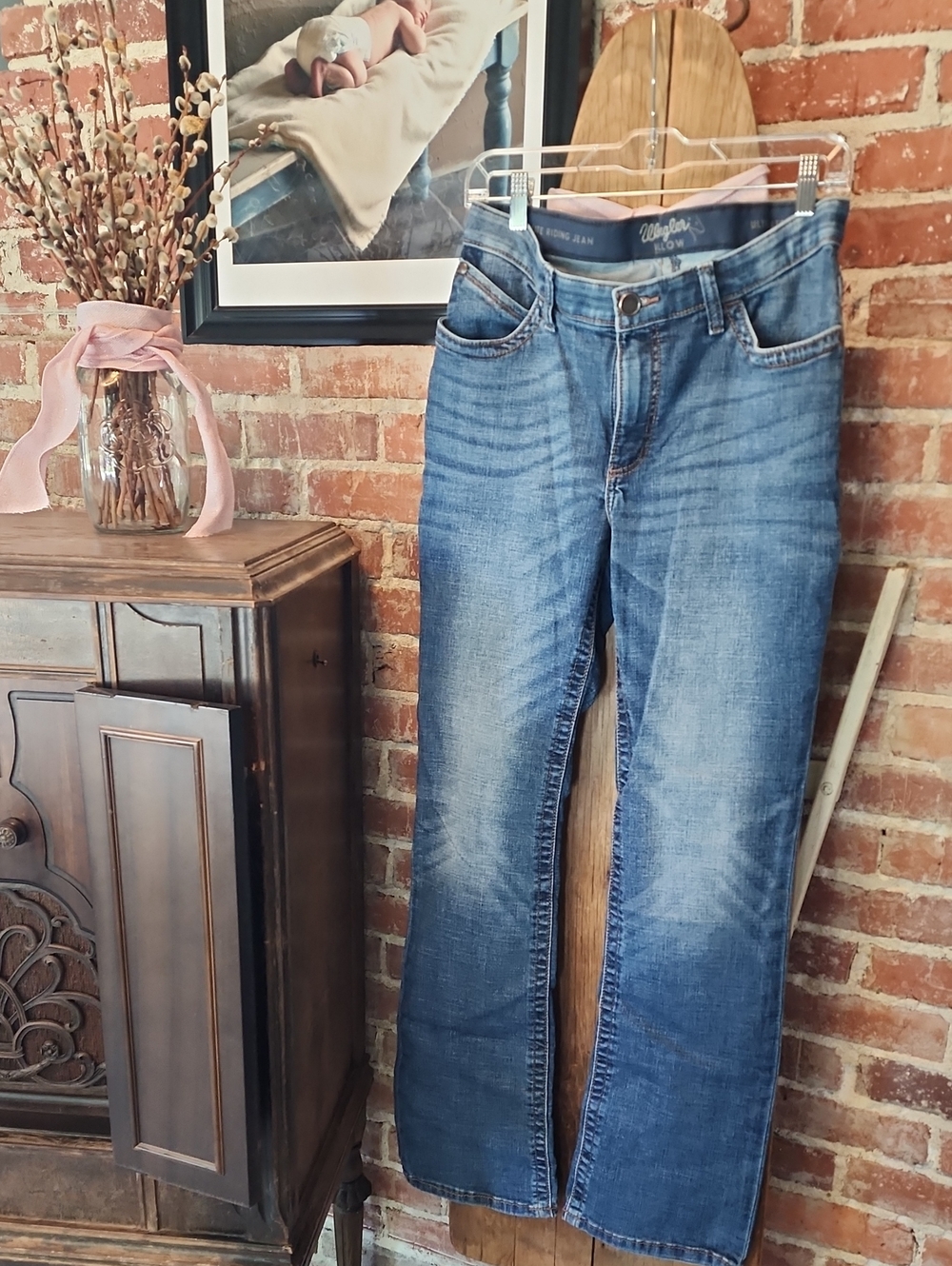 Wrangler Willow Light Blue Denim Jeans